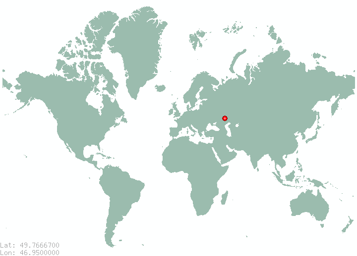 Kaysatskaya in world map
