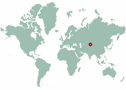 Uygur in world map