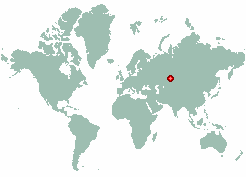 Klyuchevka in world map