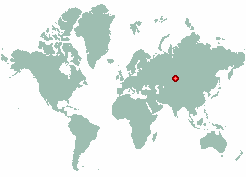 Tleubay in world map